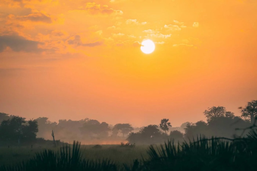 Sunrise through the viewfinder
