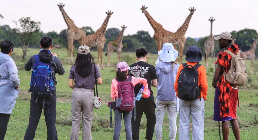 Chinese Group Join Masai Mara EcoQuest