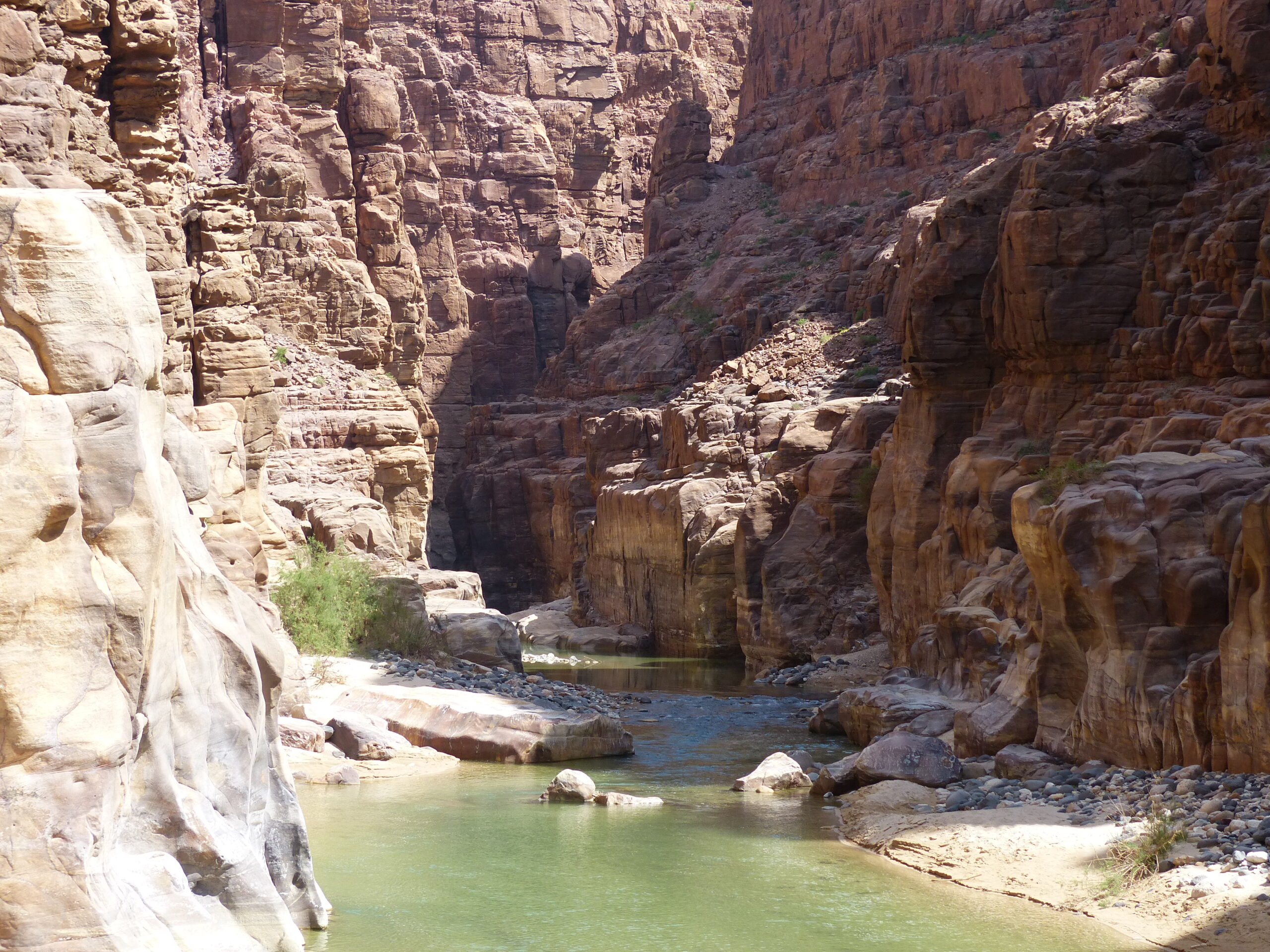 Canyoning start point at Al Mujib National Reserve