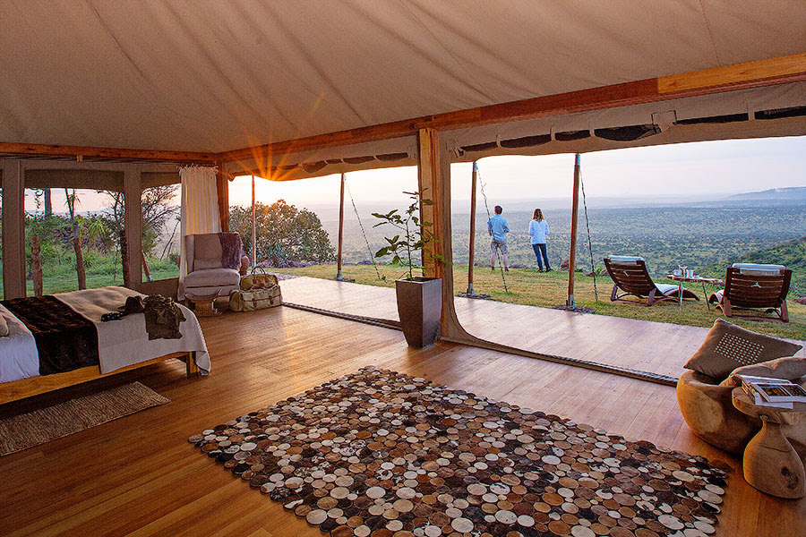 Opening of Loisaba Tented Camp
