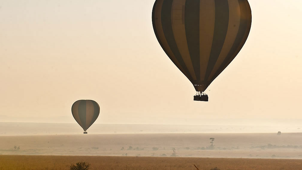 Balloon Safaris at Elephant Pepper Camp in the Mara
